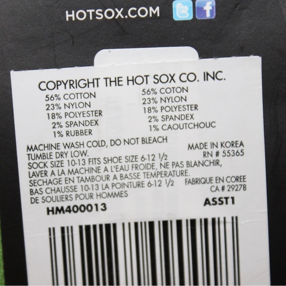 HOTSOX Men’s Race Horse Crew Socks Sizes 6-12.5 Brand New Gift Stocking Stuffer - Picture 7 of 8